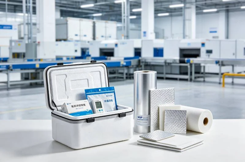 Cold-chain insulation materials and insulated transport box
