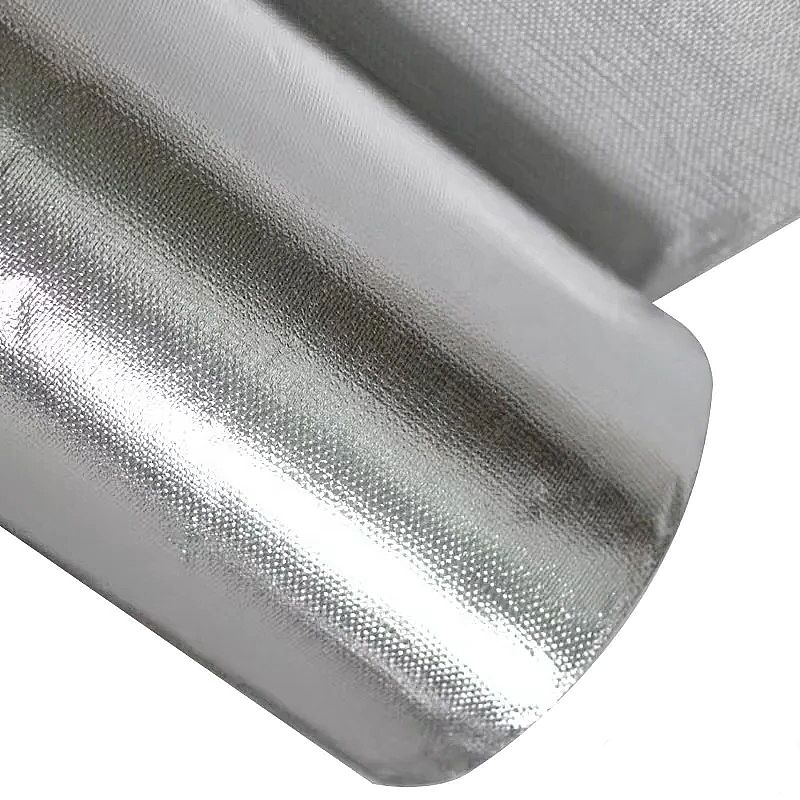 Fiberglass cloth laminated with aluminum foil